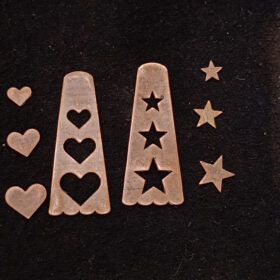 Star Cutter | Heart Cutter | Earring - Necklace - Locket - Pendant Cutter |