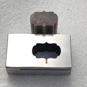 Scalloped Flower Disc Cutter - Steel Metal Punch for Jewelry - 35x25mm Pendant Die - Professional Silversmithing & Metalwork Tool