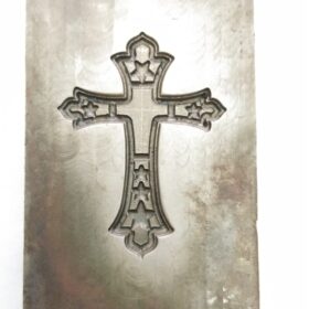 Cross Impression Die | Jewelry Making Tool (35mm x 25mm)