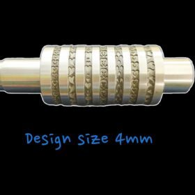 Wire Rolling Mill Roll: 76mm x 43mm, 4mm Pattern Design